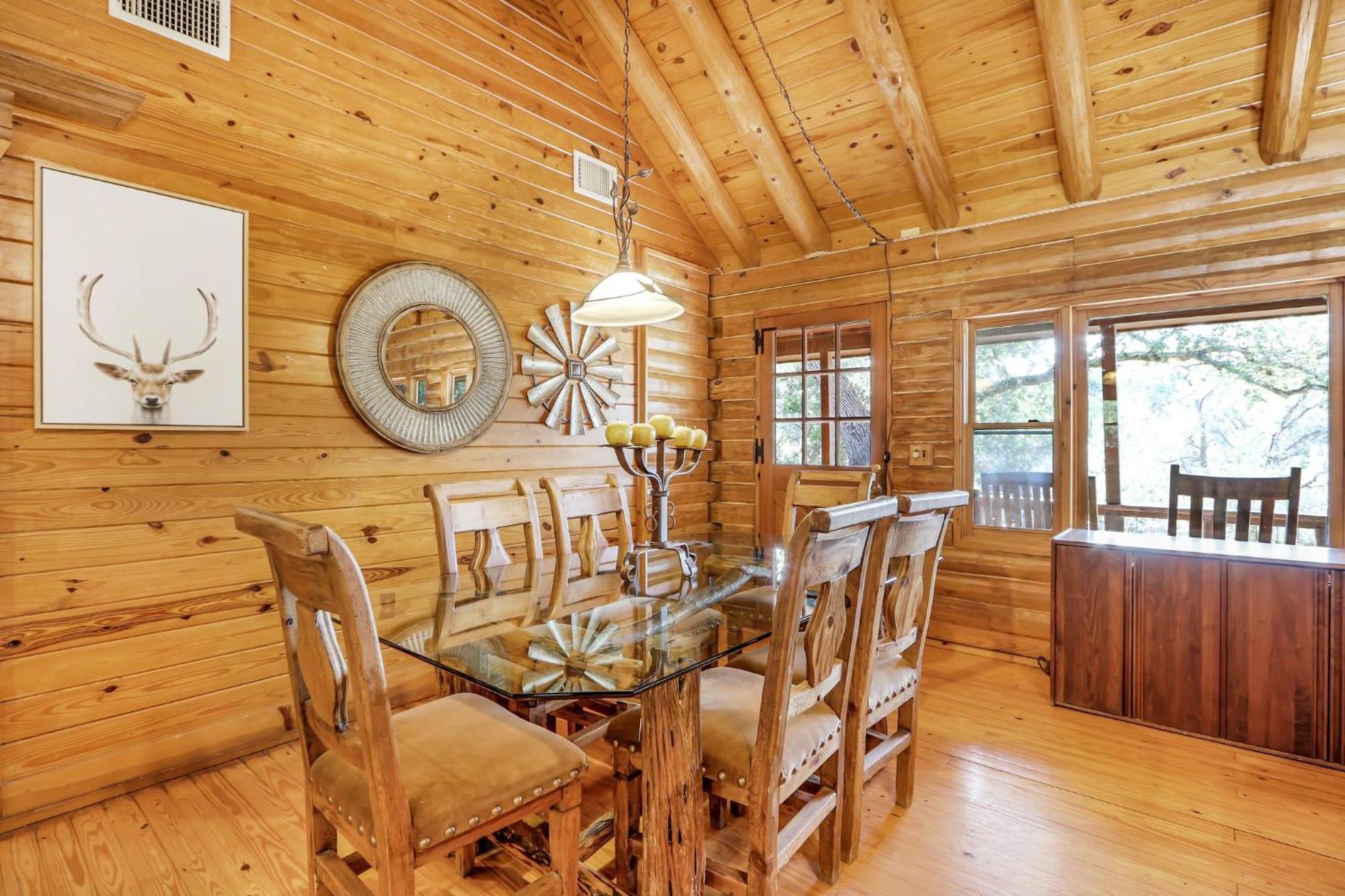 Falls Log Home Wimberley Exterior photo